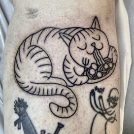 Katzen tattoo 4 - Mathi
