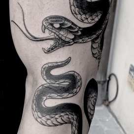 Schlange tattoo - Mathi